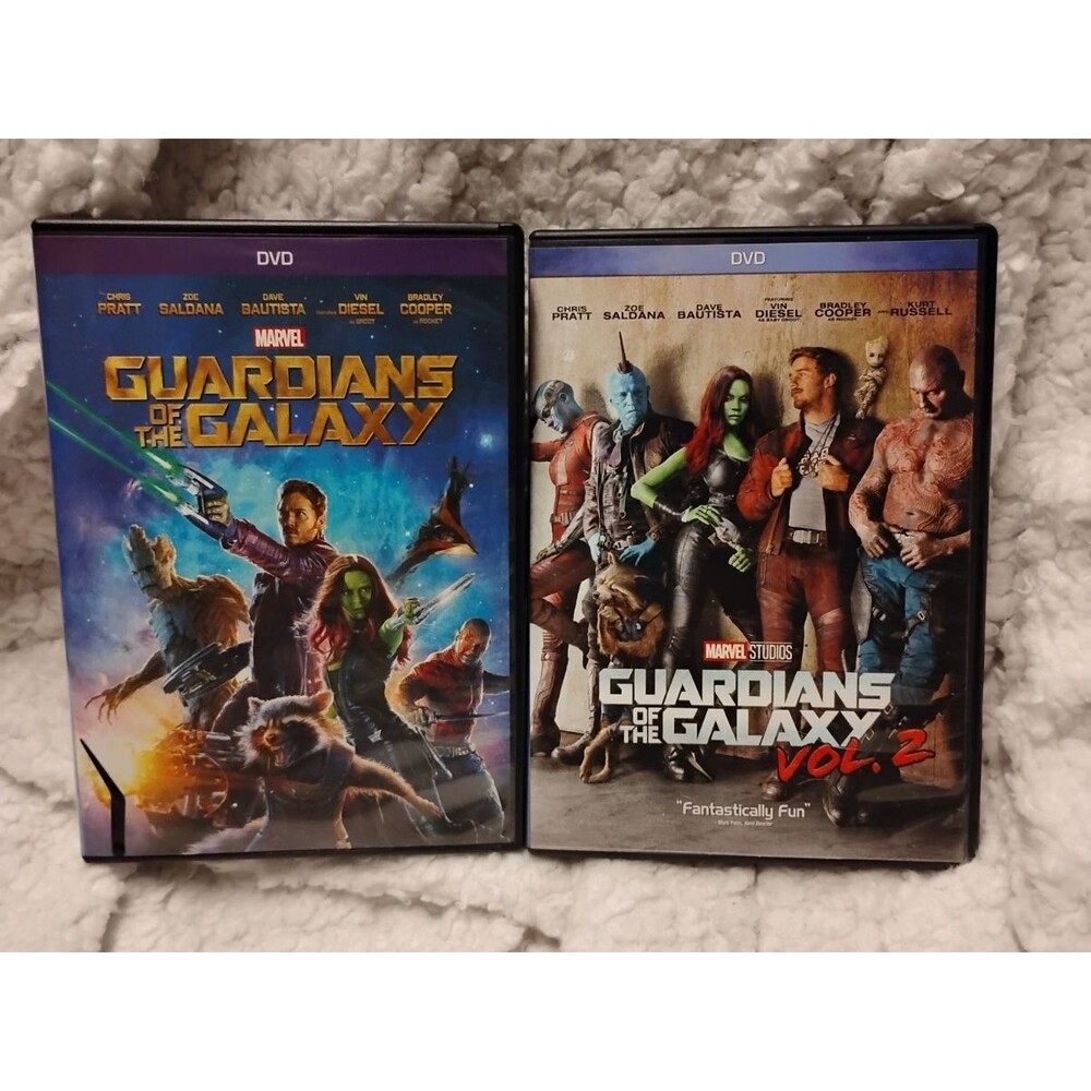 Lot Of 2 DVD Movies, Guardians Of The Galaxy Vol 1 And 2